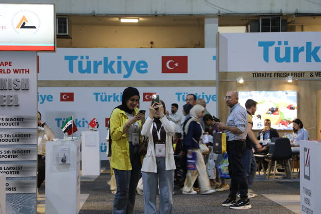 63rd Damascus International Fair DAMASCUS, SYRIA - AUGUST 30 : Turkish companies show interest in the 63rd Damascus International Fair held in Damascus, displaying their products and services across 33 stands in various sectors including construction, food, chemicals, technology, energy, and industry on August 30, 2026 in Damascus, Syria. Hisam Hac Omer Anadolu Damascus Suriye. Editorial use only. Please get in touch for any other usage.  Copyright: x2026xAnadoluxHisamxHacxOmerx
