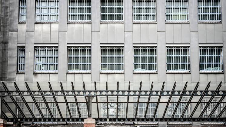 Ausbruch JVA Hamborn ** NUR FÜR REDAKTIONELLE ZWECKE ** EDITORIAL USE ONLY **<p>Aus der Justizvollzugsanstalt Hamborn ist in der Nacht zu Sonntag ein Häftling ausgebrochen, am Sonntag den 30. August 2026 in Duisburg. Duisburg Copyright: LarsxFröhlich