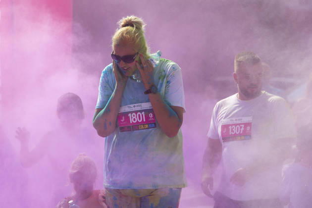 August 30, 2026, Jurmala, Latvija: People take part in the Color Run in Jurmala, Latvia, Aug. 30, 2026. The 5 km race was held in Jurmala. Jurmala Latvija - ZUMAp305 20260830_zip_p305_020 Copyright: xEdijsxPalensx