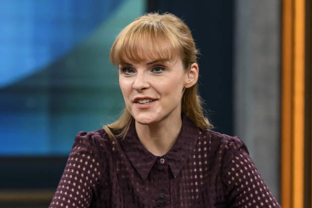 im Bild v.l.: Hanna Notte, Sicherheits- und Russland-Expertin, Direktorin des Eurasien- Programms am James Martin Center for Nonproliferation Studies (CNS), GER, Berlin, Studio, zu Gast bei - Caren Miosga, Polittalk, TV, Format, Aufzeichnung, aufgezeichnet, Das Erste, aus Adlershof - am Studio 20, Thema: Russlands hybrider Krieg - wie groß ist die Gefahr für Deutschland?, 30.08.2026, Copyright: HMBxMedia UwexKoch