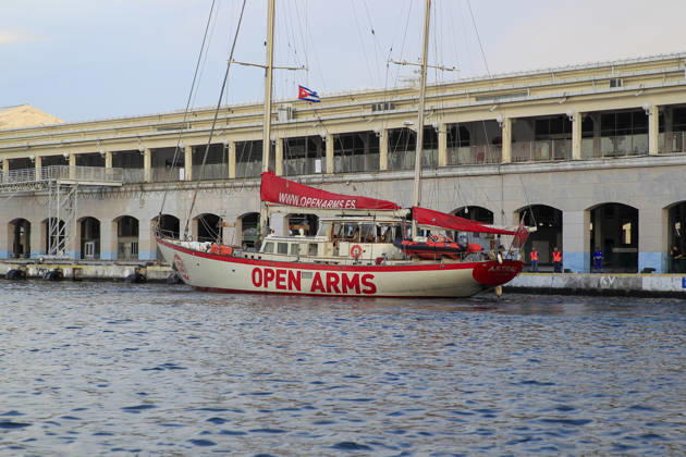 Spanish NGO Open Arms delivers humanitarian aid to Cuba HAVANA, CUBA - AUGUST 30: The Spanish NGO Open Arms is returning to Havana s ports with its sailboat Astral , carrying 7 tons of humanitarian aid for the island amidst the crisis that has gripped the country since January 2026 and remains at a standstill in Havana, Cuba on August 30, 2026. Angelo Mastrascusa Anadolu Havana Cuba. Editorial use only. Please get in touch for any other usage.  Copyright: x2026xAnadoluxAngeloxMastrascusax