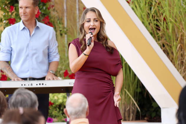 Eva Luginger in der ARD TV-Show Immer wieder sonntags im Europa-Park. Rust, 30.08.2026