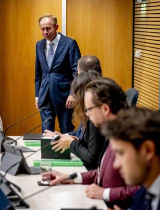 THE HAGUE Kees van der Staaij during the public hearings of the parliamentary inquiry committee into the coronavirus policy. During the coronavirus period, he was a Member of Parliament and party leader for the SGP. ROBIN UTRECHT ANP netherlands out - belgium out Copyright: xx x566680251x originalFilename: 566680251