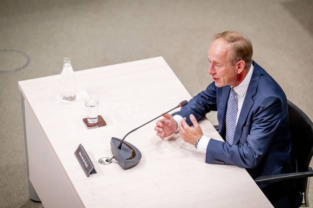 THE HAGUE Kees van der Staaij during the public hearings of the parliamentary inquiry committee into the coronavirus policy. During the coronavirus period, he was a Member of Parliament and party leader for the SGP. ROBIN UTRECHT ANP netherlands out - belgium out Copyright: xx x566680312x originalFilename: 566680312