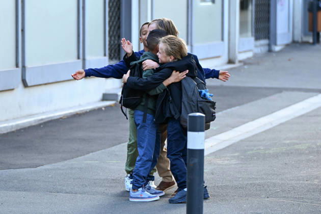 Back to School - Paris Children arrive for the first day of the 2026 school year in Paris, France on September 1, 2026. Photo by Lionel Urman ABACAPRESS.COM Paris France  Copyright: xUrmanxLionel ABACAx