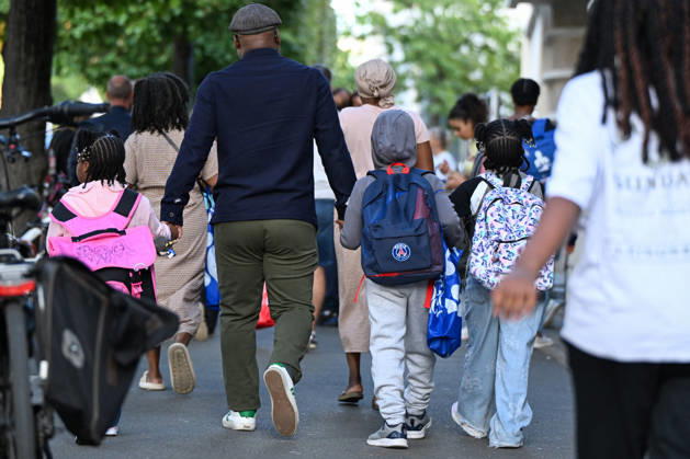 Back to School - Paris Children arrive for the first day of the 2026 school year in Paris, France on September 1, 2026. Photo by Lionel Urman ABACAPRESS.COM Paris France  Copyright: xUrmanxLionel ABACAx