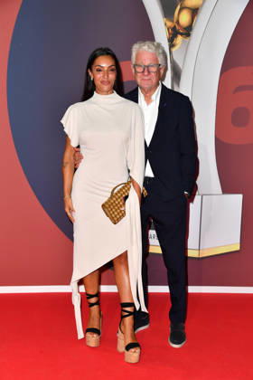 Valentina Maceri und Marcel Reif bei derVerleihung des SPORT BILD, Europas größte Sportzeitschrift, zum bereits 24. Mal in neun Kategorien den SPORT BILD-Award. Mit der Preisverleihung in der Hamburger Fischauktionshallerleihung