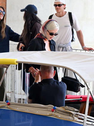 IPA87998907 - Venice, 83rd Venice International Film Festival 2026 - arrivals at the airport - Pictured: Hayes Warner Copyright: xManuelexMangiarottix xPoolxPhotoxEventsx08x 87998907