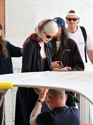 IPA87998896 - Venice, 83rd Venice International Film Festival 2026 - Arrivals at the airport - Pictured: Hayes Warner Copyright: xManuelexMangiarottix xPoolxPhotoxEventsx08x 87998896