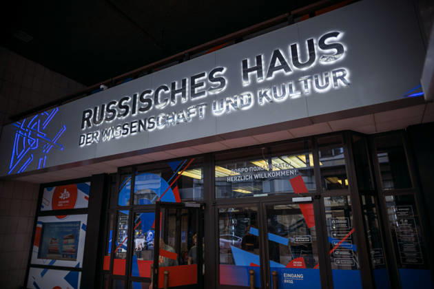 Aussenaufnahme öRussisches Haus der Wissenschaft und Kultur in der Friedrichstrasse in Berlin Mitte. Berlin, 01.09.2026. Berlin Deutschland Copyright: xThomasxTrutschelx