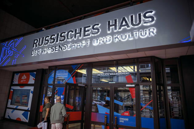 Aussenaufnahme Russisches Haus der Wissenschaft und Kultur in der Friedrichstrasse in Berlin Mitte. Berlin, 01.09.2026. Berlin Deutschland Copyright: xThomasxTrutschelx