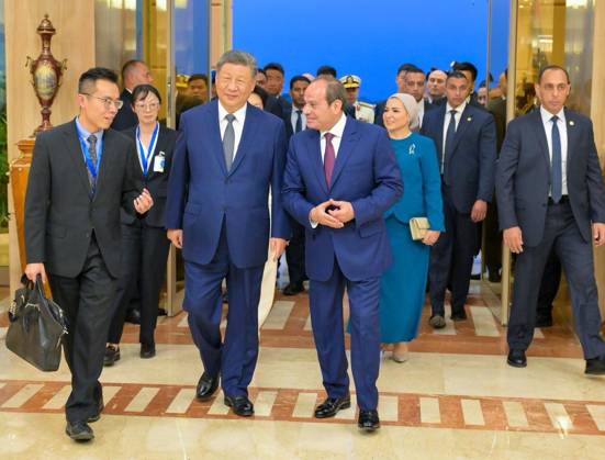 Chinese President Xi arrives in Egypt after 10 years CAIRO, EGYPT - SEPTEMBER 1: (----EDITORIAL USE ONLY - MANDATORY CREDIT - EGYPTIAN PRESIDENCY HANDOUT - NO MARKETING NO ADVERTISING CAMPAIGNS - DISTRIBUTED AS A SERVICE TO CLIENTS----) Egyptian President Abdel Fattah el-Sisi (3rd L) welcomes his Chinese counterpart, President Xi Jinping (2nd L), at Cairo International Airport in Cairo, Egypt, on September 1, 2026. Xi Jinping arrives in Egypt for an official visit, his first visit to the country in 10 years. Egyptian Presidency Handout Anadolu Cairo Egypt. Editorial use only. Please get in touch for any other usage. Copyright: x2026xAnadoluxEgyptianxPresidencyx xHandoutx