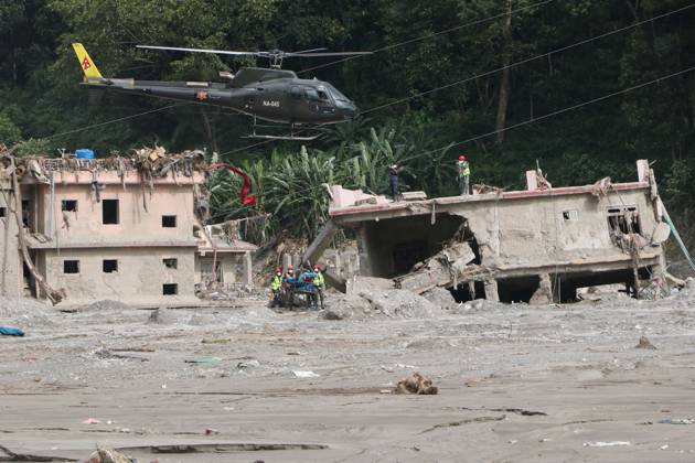 Search operations continue after Rasuwa floods RASUWA, NEPAL, SEPTEMBER 1, 2026: Nepali security personnel and rescue teams conduct search and rescue operations in flood-hit areas of Rasuwa following the Bhotekoshi River flood on August 26. Teams continue searching for people reported missing after the disaster. Rasuwa Nepal Copyright: x xShankarxBhujelx xJNAxPressx