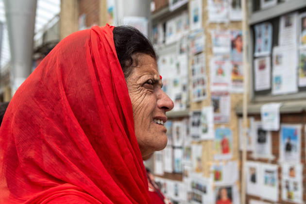 September 1, 2026, Kathmandu, Nepal: Relatives of missing persons inspect notice boards displayed with photos and details at Tribhuvan University Teaching Hospital in Kathmandu. Hundreds remain unaccounted for following severe flash floods caused by a glacial outburst along the Tibet-Nepal border on August 26. Kathmandu Nepal - ZUMAs197 20260901_aaa_s197_217 Copyright: xAmitxShuklax