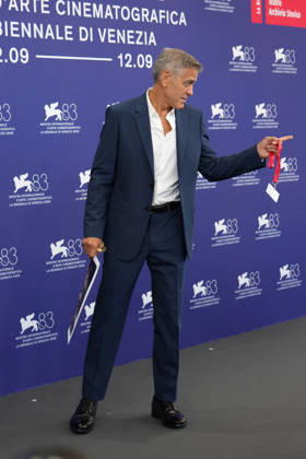 George Clooney attending the Golden Lion for Lifetime Achievement photocall during the 83rd Venice International Film Festival in 2026, on September 2, 2026, in Venice, Italy. Lucia Sabatelli, Venice, Italy Copyright: xLuciaxSabatellix xBestimagexLuciaxSabatellix xBestimagex