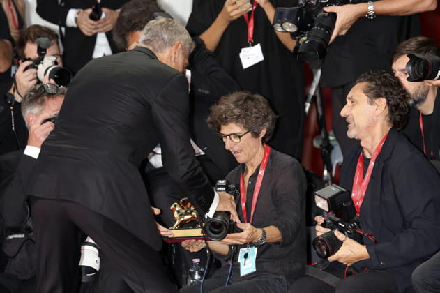 George Clooney mit den Goldenen Löwen für sein Lebenswerk auf der Biennale di Venezia 2023 83. Internationale Filmfestspiele von Venedig im Palazzo del Cinema. Venedig, 02.09.2026