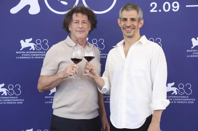 Entertainment Bilder des Tages Michael Dweck und Gregory Kershaw beim Photocall zum Kinofilm Burgundy auf der Biennale di Venezia 2026 83. Internationale Filmfestspiele von Venedig im Palazzo del Casino. Venedig, 03.09.2026