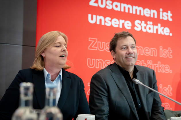 SPD, Bundestagsfraktion, Fraktionsklausur Berlin, Reichstagsgebäude, Fraktionsklausur, Sitzung, SPD, Bundestagsfraktion, Vorsitzender, Lars Klingbeil, Vizekanzler Bärbel Bas, Bundesministerin, Vorsitzende Berlin Berlin GER