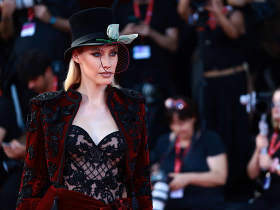 IPA88071490 - Venice, 83rd Venice International Film Festival 2026 - Night 2 - Red Carpet for the film *Bucking Fastard*. Pictured: Magda Swider  Copyright: xMatteoxChinellatox xMatteoxChinellatox 88071490