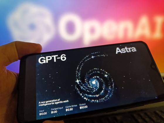 GPT-6 Astra SUQIAN, CHINA - SEPTEMBER 4, 2026 - A netizen is using his mobilephone to view GPT-6 Astra logo and using his computer to view OpenAI logo in Suqian, Jiangsu, China on September 4, 2026. Suqian Jiangsu China  Copyright: xCFOTOx i1788518381491