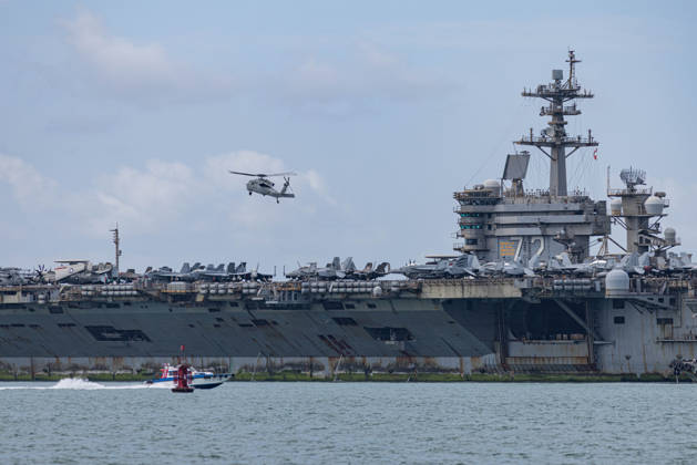 September 2, 2026, Pattaya, Thailand: The USS Abraham Lincoln Carrier approaches Laem Chabang port in Pattaya, Thailand, on Wednesday, Sept. 2, 2026. Pattaya Thailand  - ZUMAm249 20260902_zip_m249_003 Copyright: xAndrexMalerbax
