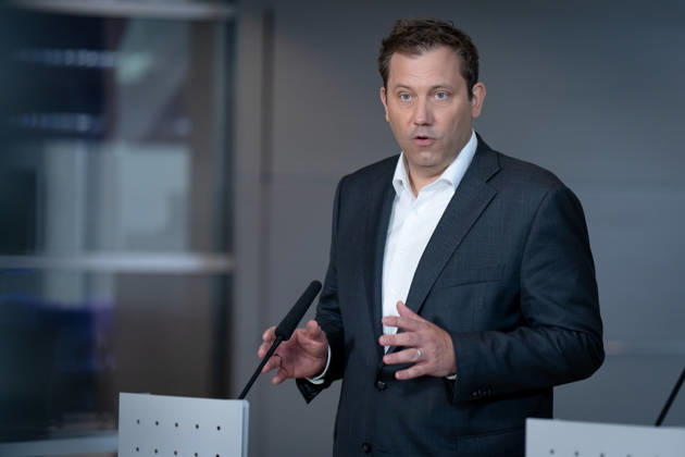 SPD, Bundestagsfraktion, Fraktionsklausur Berlin, Reichstagsgebäude, Fraktionsklausur, Sitzung, SPD, Bundestagsfraktion, Pressestatement, Vorsitzender, Lars Klingbeil, Vizekanzler Berlin Berlin GER