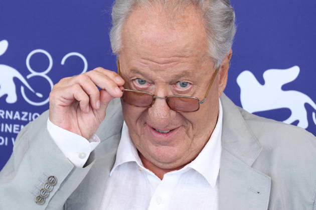 Entertainment Bilder des Tages Venice 2026 Mr. Nelson, Did You Kill People Photocall NB Geoffrey Rush attending the Mr. Nelson, Did You Kill People? Photocall as part of the 83th Venice International Film Festival at the Lido in Venice, Italy on September 04, 2026. Photo by Nasser Berzane ABACAPRESS.COM Venice Italy  Copyright: xBerzanexNasser ABACAx