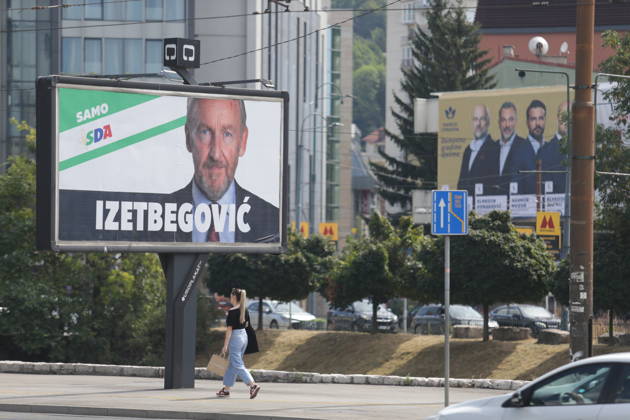 Campaign period begins for Bosnia and Herzegovina’s Oct. 4 general election SARAJEVO, BOSNIA AND HERZEGOVINA - SEPTEMBER 04: Posters featuring candidates and campaign materials of political parties are displayed across the capital Sarajevo and many other parts of the country, on September 04, 2026 in Sarajevo, Bosnia and Herzegovina. The campaign period for political parties and candidates has begun ahead of Bosnia and Herzegovina’s general election, scheduled for Oct. 4. Denis Zuberi Anadolu Sarajevo Federation of Bosnia and Herzegovina. Editorial use only. Please get in touch for any other usage.  Copyright: x2026xAnadoluxDenisxZuberix
