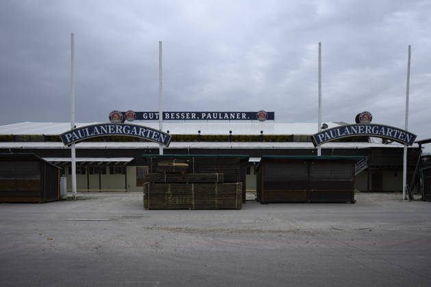 Paulaner Festzelt - Wiesn-Aufbau - Oktoberfest auf der Theresienwiese, München 28.08.2026