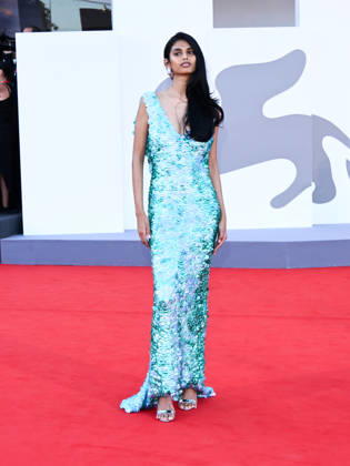 IPA88119691 - Venice, 83rd Venice International Film Festival 2026 - Night 2 - Red Carpet for the film *Mr. Nelson, Did You Kill People?*. Pictured: Bhavitha Mandava  Copyright: xAlbertoxTerenghi PoolxPhotoxEvenx xPoolxPhotoxEventsx08x 88119691