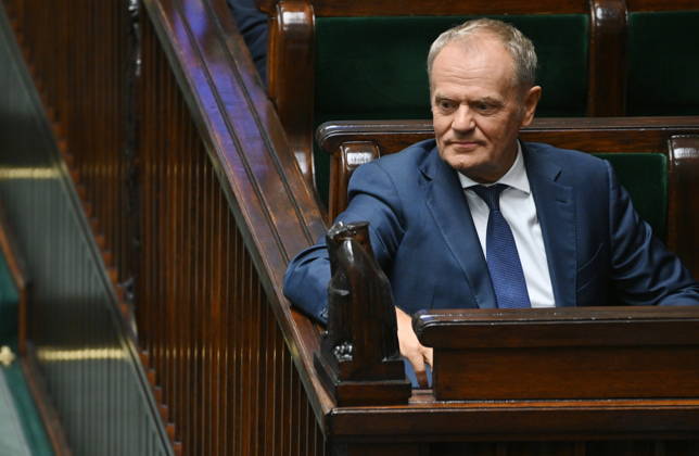 RECORD DATE NOT STATED 04.09.2026 WARSZAWA SEJM RP GLOSOWANIA AWANTURA I WYSTAPIENIE PREMIERA W SPRAWIE ZONDACRYPTO WYBOR SEDZIEGO TRYBUNALU KONSTYTUCYJNEGO September 4, 2026, Warsaw – Sejm of the Republic of Poland (Polish Parliament) – Voting – Uproar and Prime Minister’s statement regarding ZondaCrypto, and the election of a Constitutional Tribunal judge N Z DONALD TUSK FOT DAMIAN BURZYKOWSKI NEWSPIX.PL NEWSPIX.PL --- newspix.pl 