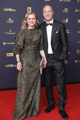 Martin Brambach mit Ehefrau Christine Sommer bei der 32. Verleihung der Goldenen Henne 2026 in der Leipziger Messe. Leipzig, 04.09.2026