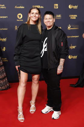 Kerstin Ott mit Ehefrau Karolina Köppen bei der 32. Verleihung der Goldenen Henne 2026 in der Leipziger Messe. Leipzig, 04.09.2026