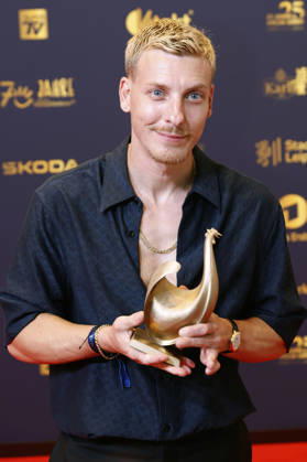 Felix Lobrecht bei der 32. Verleihung der Goldenen Henne 2026 in der Leipziger Messe. Leipzig, 04.09.2026