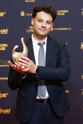 Majeed Yarim bei der 32. Verleihung der Goldenen Henne 2026 in der Leipziger Messe. Leipzig, 04.09.2026