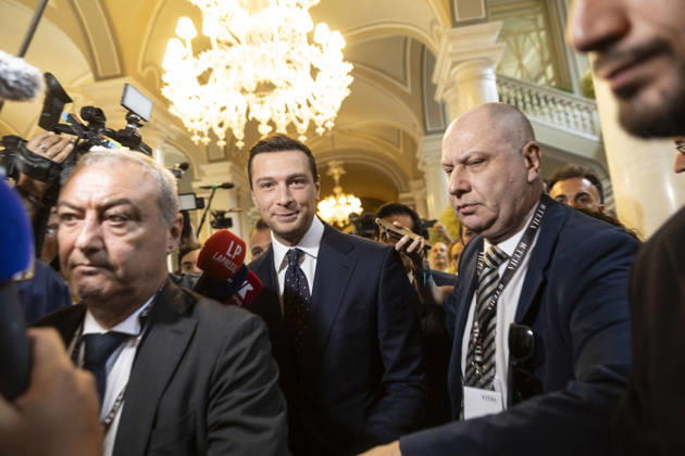 Jordan Bardella at the TEHA 2026 - Cenobbio The arrival of MEP Jordan Bardella, president of Rassemblement National at the Opening of the TEHA 2026 Forum, The European House Ambrosetti Forum 2026, Intelligence on the World, Europe, and Italy, on September 5, 2026, at Villa d Este in Cernobbio, Como, Italy. Photo by Francesco Enriquez IPA ABACAPRESS.COM Como Italy Copyright: xIPA ABACAx