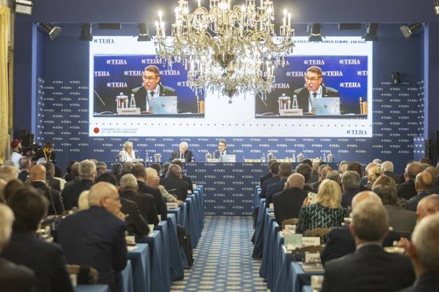 IPA88139786 - Cernobbio, September 5, 2026, TEHA Forum 2026, The European House Ambrosetti Forum 2026, Intelligence on the World, Europe, and Italy; photo by Roberto Vannacci, Futuro Nazionale, Mario Monti  Copyright: xFrancescoxEnriquezx xFrancescoxEnriquezx 88139786