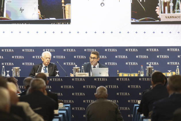 IPA88139753 - Cernobbio, September 5, 2026, TEHA Forum 2026, The European House Ambrosetti Forum 2026, Intelligence on the World, Europe, and Italy; Photo credit: Roberto Vannacci, Futuro Nazionale, Mario Monti Copyright: xFrancescoxEnriquezx xFrancescoxEnriquezx 88139753