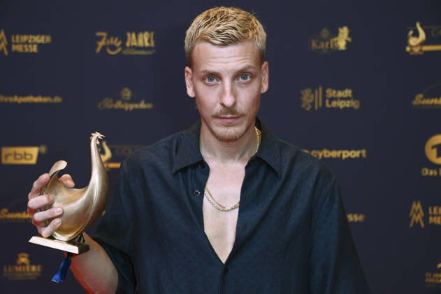 Felix Lobrecht bei der 32. Verleihung der Goldenen Henne 2026 in der Leipziger Messe. Leipzig, 04.09.2026