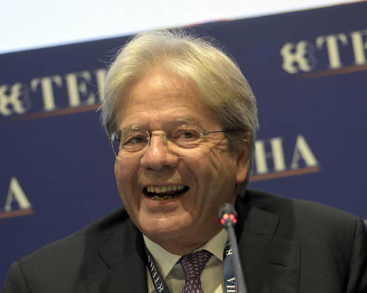 foto Mario Romano IPP Cernobbio (Co) 02 09 2026 Ambrosetti Cernobbio THEA 2026 nella foto Paolo Gentiloni Italy Photo Press - World Copyright Ambrosetti Cernobbio THEA 2026