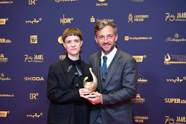 Liv Lisa Fries und Volker Bruch bei der 32. Verleihung der Goldenen Henne 2026 in der Leipziger Messe. Leipzig, 04.09.2026 Copyright: xMatthiasxWehnertx
