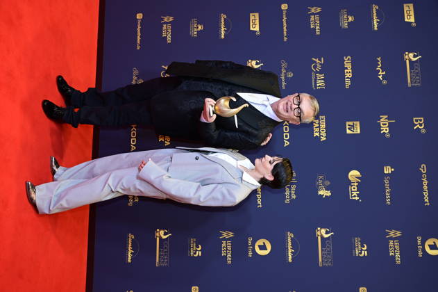 Hape Kerkeling und Tahnee Schaffarczyk bei der 32. Verleihung der Goldenen Henne 2026 in der Leipziger Messe. Leipzig, 04.09.2026 Copyright: xMatthiasxWehnertx