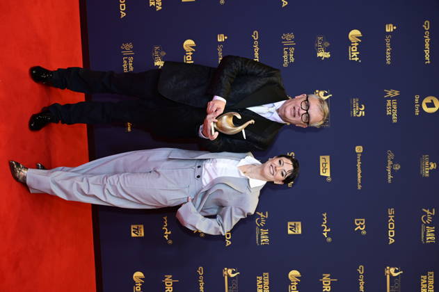 Hape Kerkeling und Tahnee Schaffarczyk bei der 32. Verleihung der Goldenen Henne 2026 in der Leipziger Messe. Leipzig, 04.09.2026 Copyright: xMatthiasxWehnertx