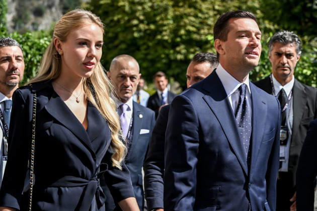 September 5, 2026, Cernobbio, Co, Italy: Jordan Bardella and Maria Carolina of Bourbon-Two Sicilies at the fifty-second edition of the Ambrosetti Forum The European House Ambrosetti THE SCENARIO OF TODAY AND TOMORROW FOR COMPETITIVE STRATEGIES, Villa d Este in Cernobbio 05 09 2026 Cernobbio Cernobbio Italy  - ZUMAa289 20260905_zia_a289_900 Copyright: xNicolaxMarfisix xAgfx