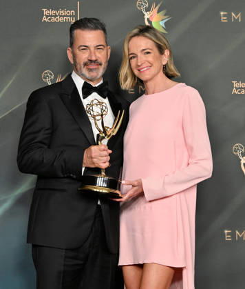 78th Emmy Awards Night 1 Jimmy Kimmel and Molly McNearney in the press room at the 78th Emmy Awards Nigh1, held at the Peacock Theatre in Los Angeles, Ca. on September 5, 2026. Los Angeles Peacock Theatre California USA Copyright: xStarbuck xAFF-USA.COMx