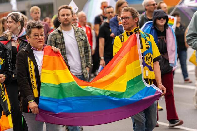 CSD in Dortmund - Fight for Pride! Kein Schritt zurück - 05.09.2026 Foto: Sameh Sedky FUNKE Foto Services ** NUR FÜR REDAKTIONELLE ZWECKE ** EDITORIAL USE ONLY **<p>CSD in Dortmund - Fight for Pride! Kein Schritt zurück - 05.09.2026 Deutschland NRW Dortmund Copyright: SamehxSedky