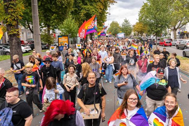 CSD in Dortmund - Fight for Pride! Kein Schritt zurück - 05.09.2026 Foto: Sameh Sedky FUNKE Foto Services ** NUR FÜR REDAKTIONELLE ZWECKE ** EDITORIAL USE ONLY **<p>CSD in Dortmund - Fight for Pride! Kein Schritt zurück - 05.09.2026 Deutschland NRW Dortmund Copyright: SamehxSedky