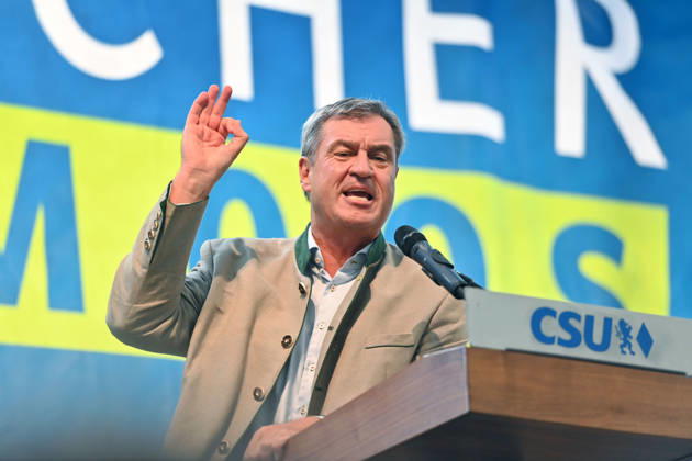 Rede Markus SOEDER (Ministerpraesident Bayern und CSU Vorsitzender) , Einzelbild,angeschnittenes Einzelmotiv,Portraet,Portrait,Porträt. Politischer Gillamoos am 07.09.2026 in Abensberg,