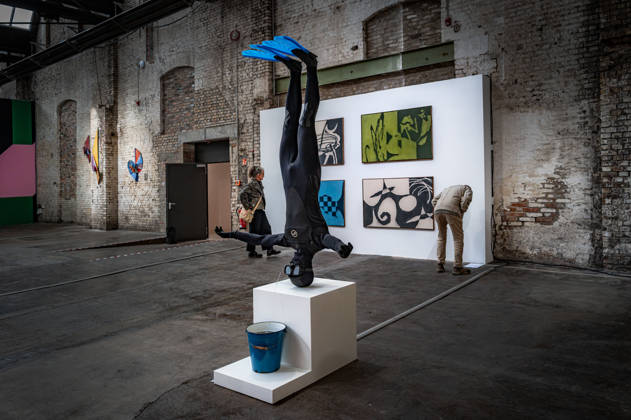 Berlin Reinickendorf; Wilhelm Hallen Wilhelmhallen an der Kopenhagener Straße, denkmalgeschütztes ehemaliges Industrieareal, neu entstehendes Zentrum der Kreativwirtschaft; Kunstfestival Hallen 07 Berlin Art Week 2026 - 07.09.2026 Berlin