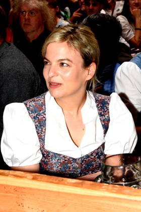 Katharina Schulze, Fraktionsvorsitzende der bayerischen GRÜNEN im Landtag Abendsberg 07.09.2026 Politischer Frühschoppen am Gillamoos im Weinzelt Bündnis 90 Die Grünen Foto Abendsberg